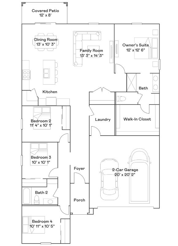 Lennar Blossom Rock Belmont 4069 Floor Plan.