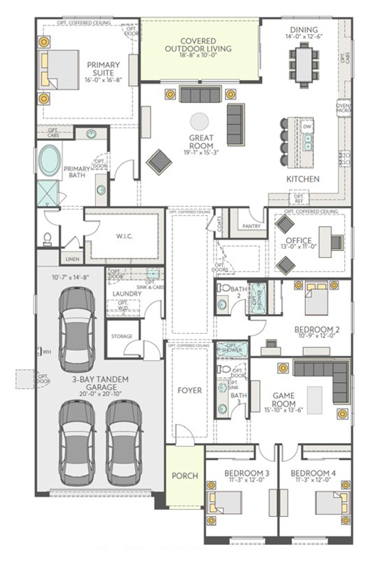 Tri Pointe Homes in Blossom Rock Holly Floor Plan