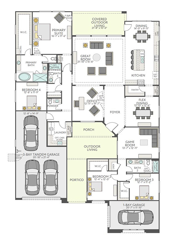 Tri Pointe Homes in Blossom Rock Mojave Floor Plan