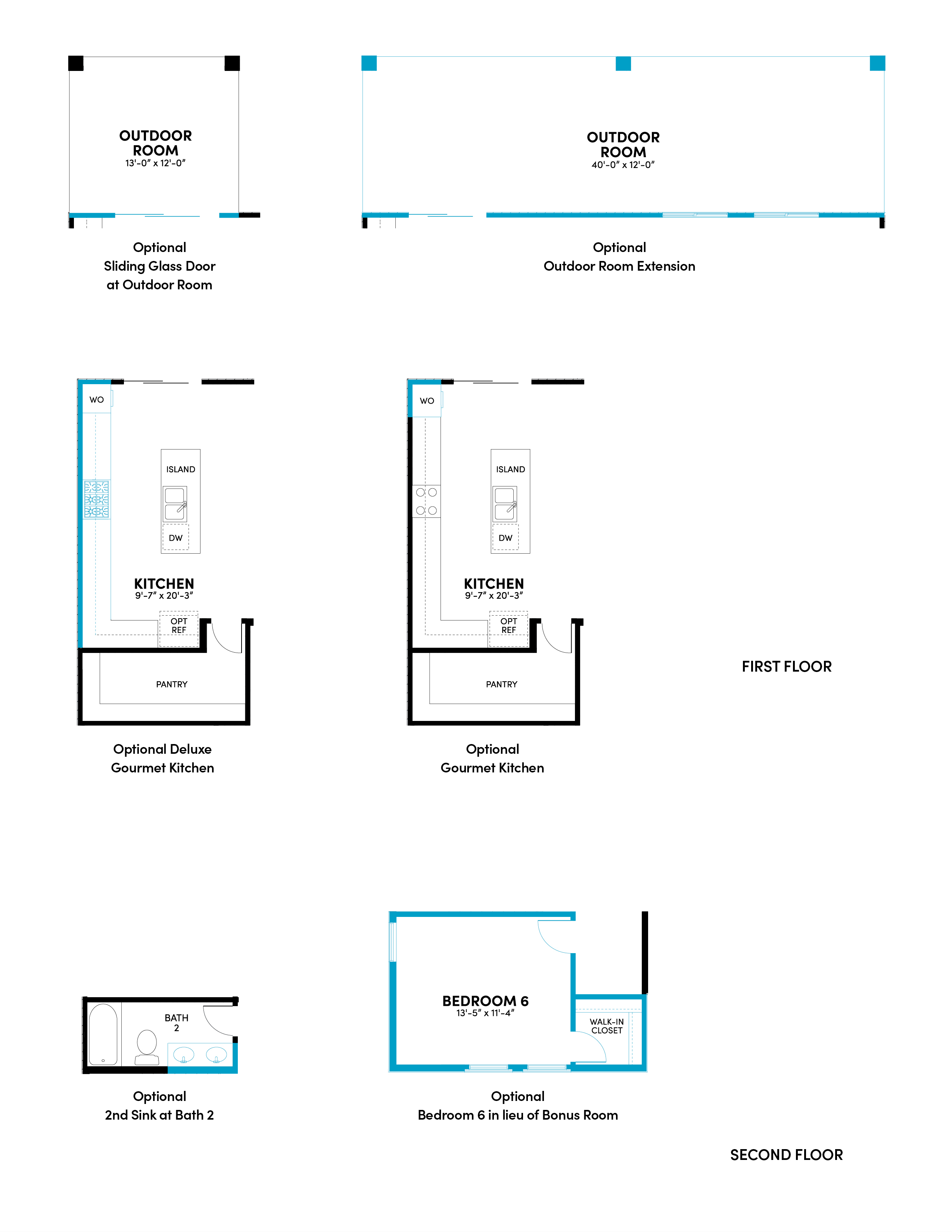 Brookfield Residential Blossom Rock Laurel Heritage Floor Plan Options.