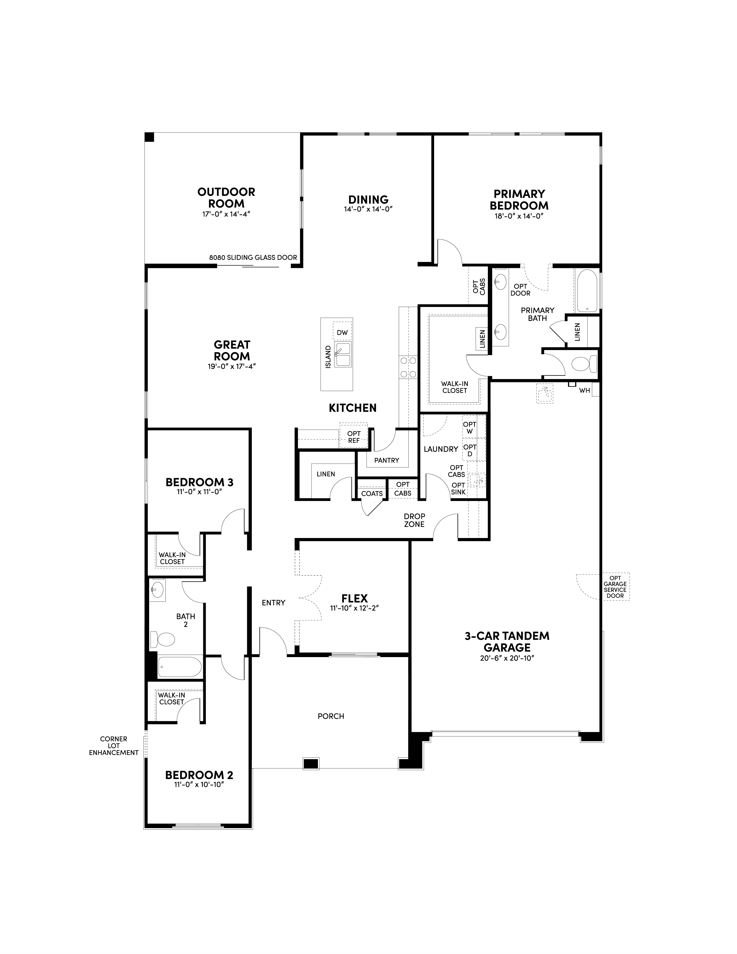 Brookfield Residential Blossom Rock Mariposa Agave Floor Plan.