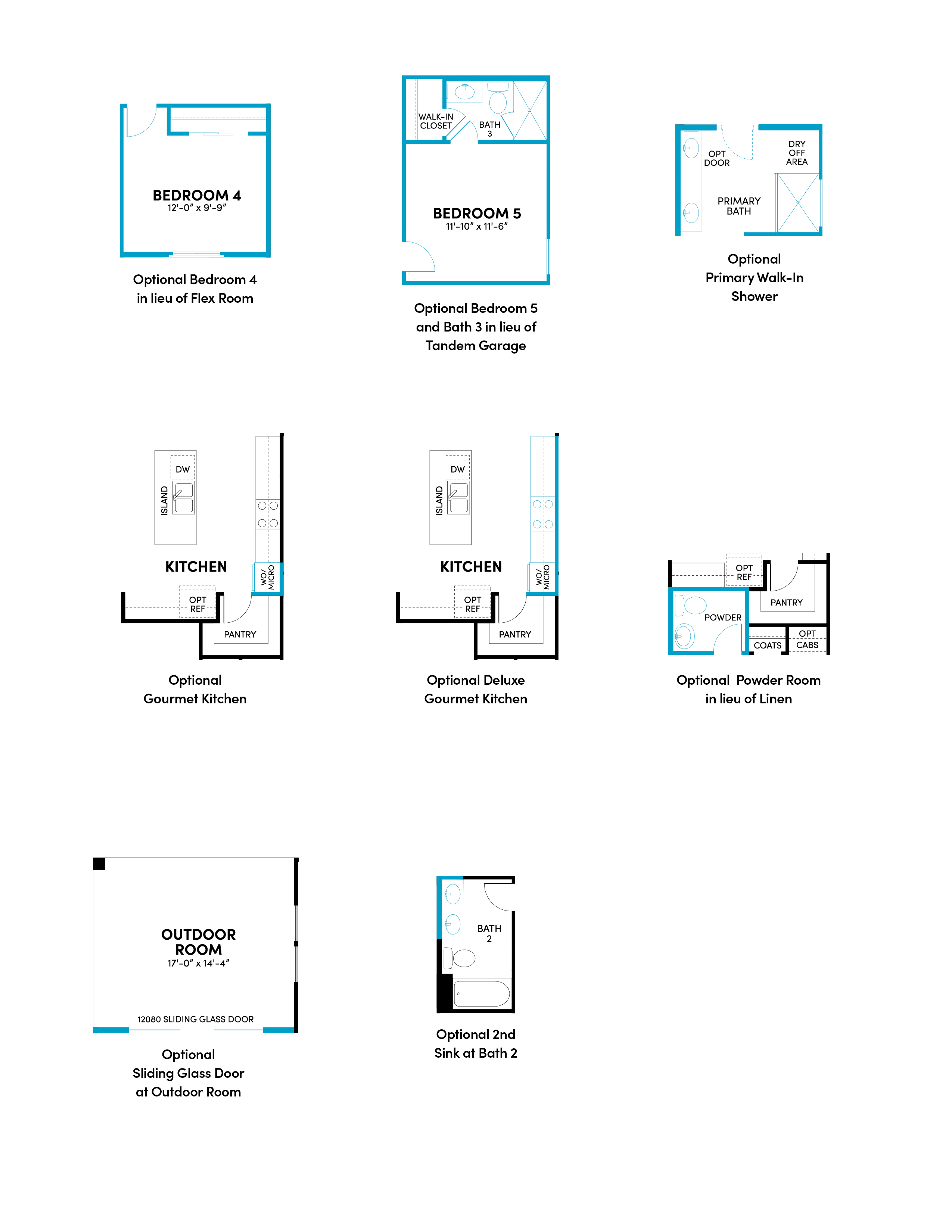 Brookfield Residential Blossom Rock Mariposa Agave Floor Plan Options.