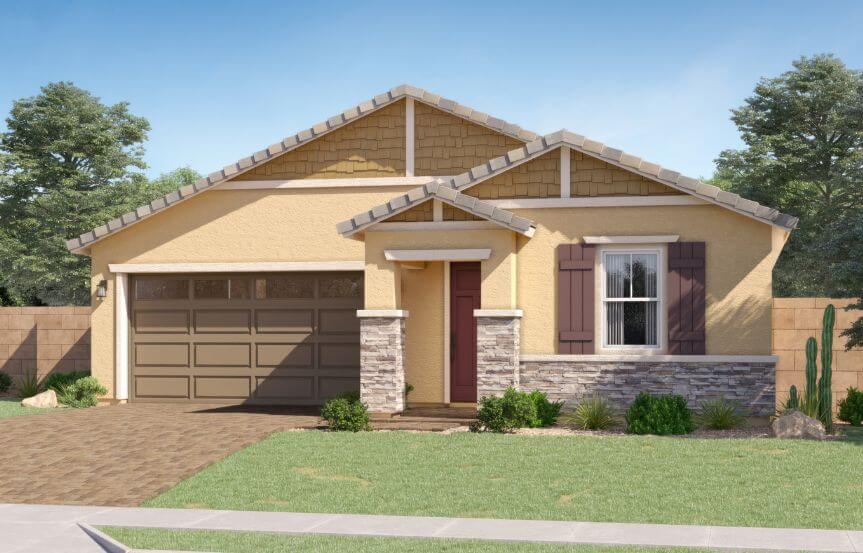 Lennar Blossom Rock Colette 4060 Elevation Craftsman C.