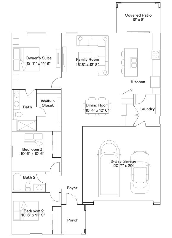 Lennar Blossom Rock Colette 4060 Floor Plan.